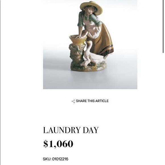 Lladro Laundry 🌹 - Picture 10 of 10